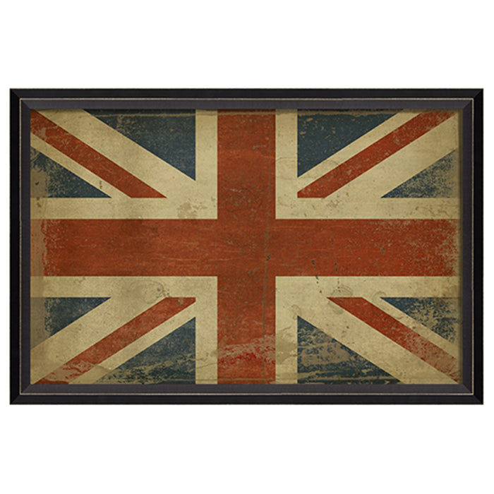 British Flag Union Jack Framed Print 17" x 25"
