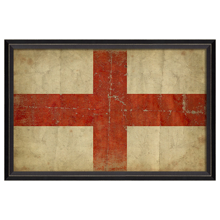 English Flag Framed Print 17" x 25"