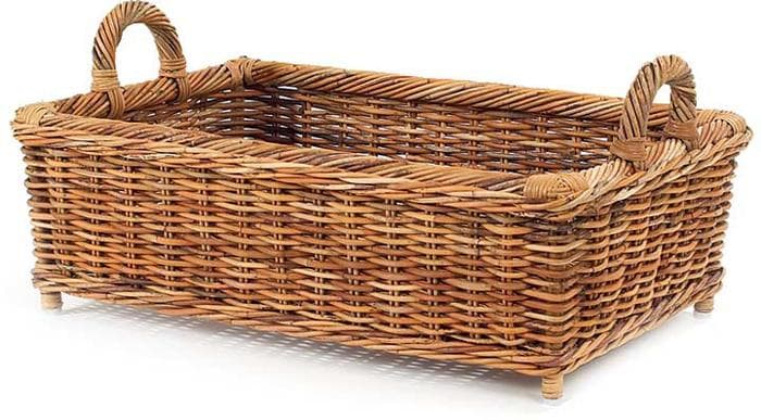 French Country Loft Rattan Basket