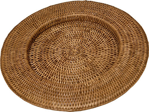 Rattan Round Chargers (S/2)