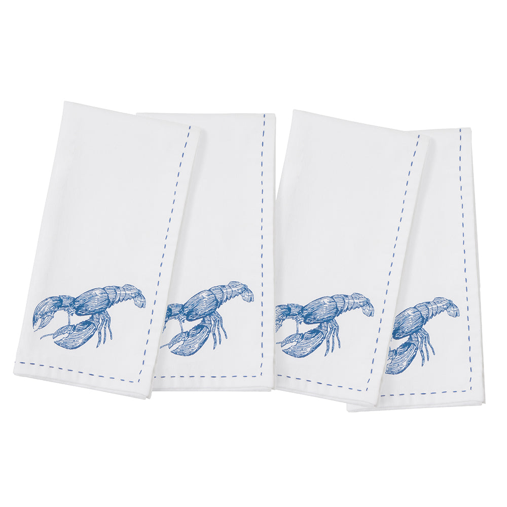 Ariel Lobster Napkin Set/4