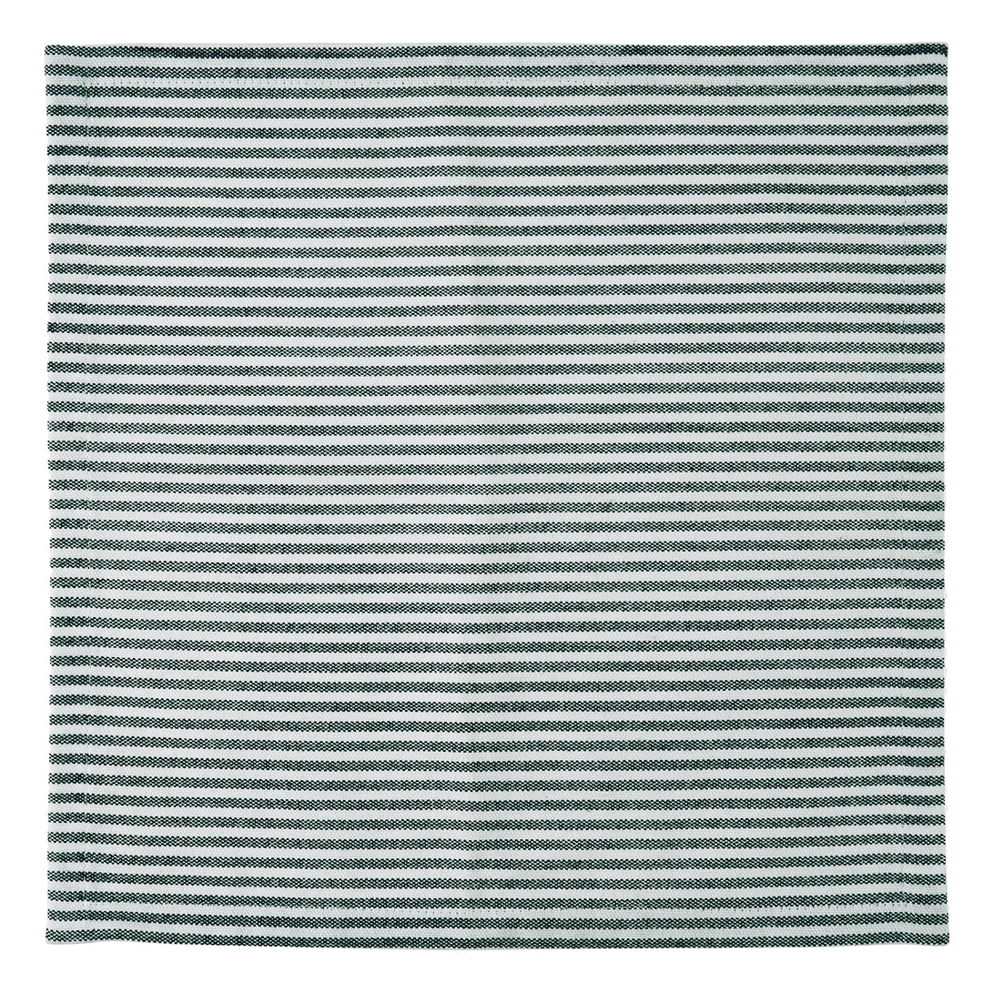 Brooks Striped Cotton Napkins (Dark Green) Set/4
