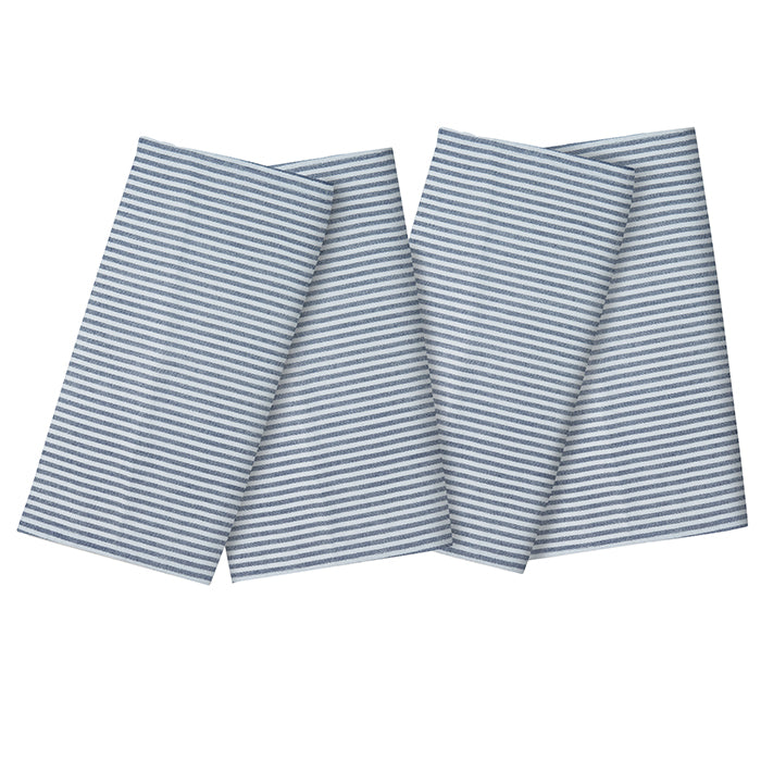 Brooks Navy Striped Napkins Set of 4