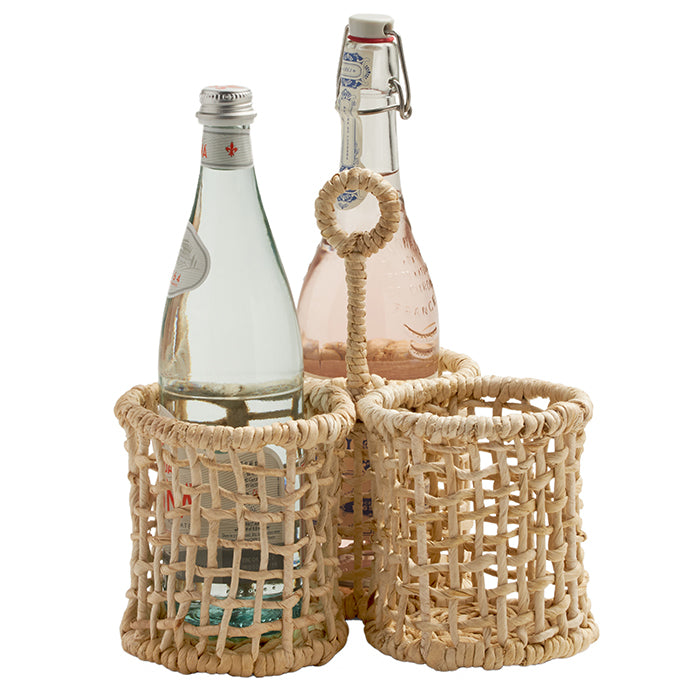 Ericson Bleached Banana Bark Wine Caddy