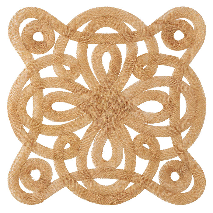 Freda Square Placemats Set of 4 (Apricot)