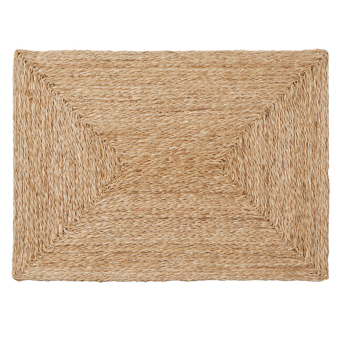 Jordan Natural Twisted Abaca Placemats Set/4 (Rectangle)