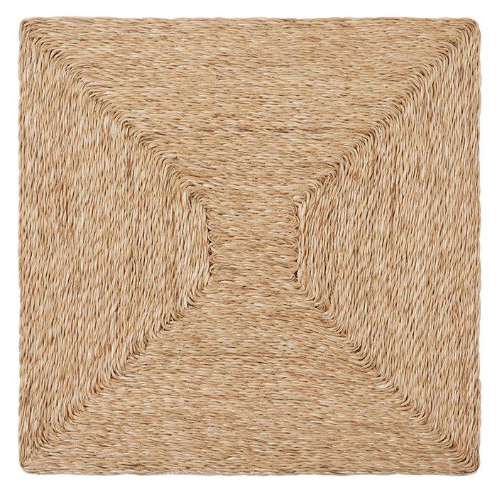 Jordan Natural Twisted Abaca Placemats Set/4 (Square)