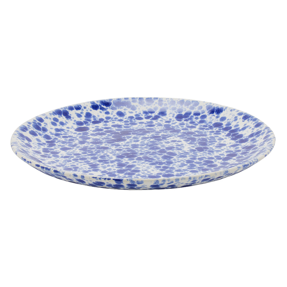 Marcel Royal Blue Splatter Dinner Plates Set/4