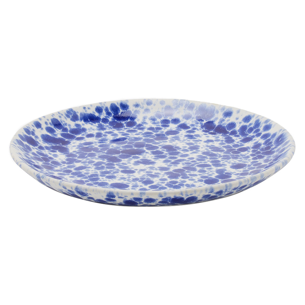 Marcel Royal Blue Splatter Salad/Dessert Plates Set/4