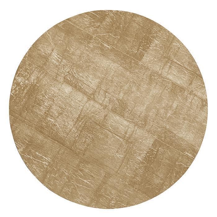 Odessa Round Placemats (Antiqued Gold) Set/2