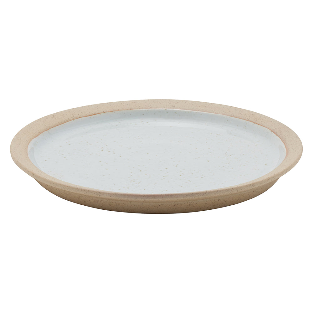 Rivka White Salt Glaze Stoneware Salad/Dessert Plates Set/4