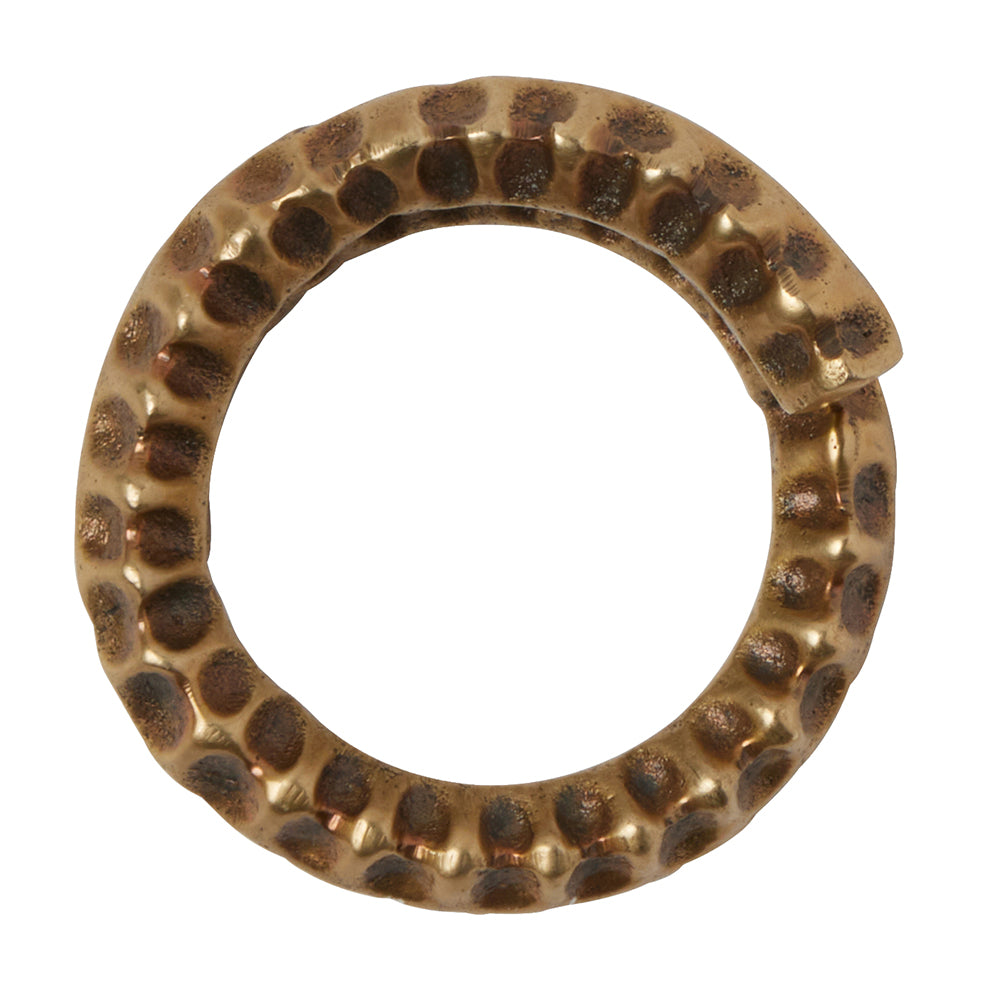 Titan Antique Brass Seahorse Napkin Rings Set/4