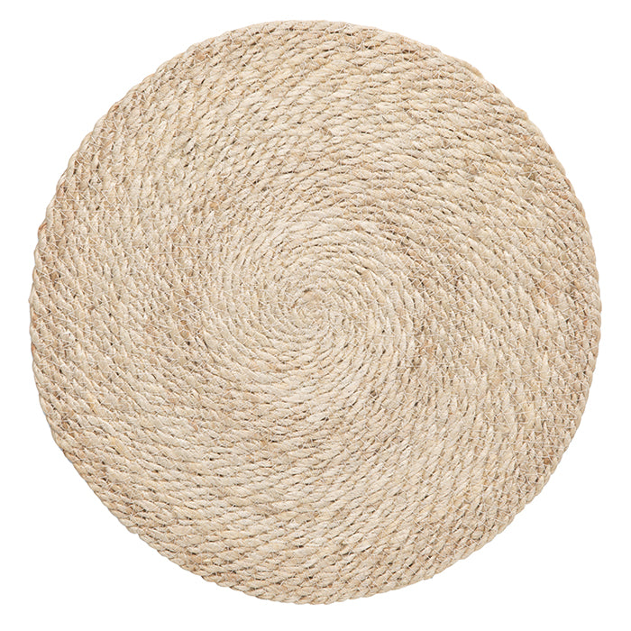 Whitley Natural Jute Placemat Set/4 (Round)