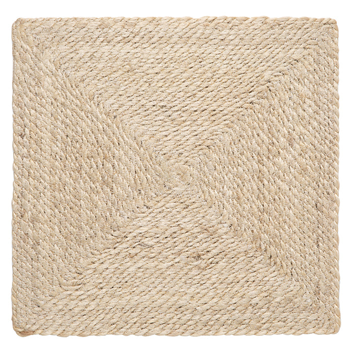 Whitley Natural Jute Placemat Set/4 (Square)