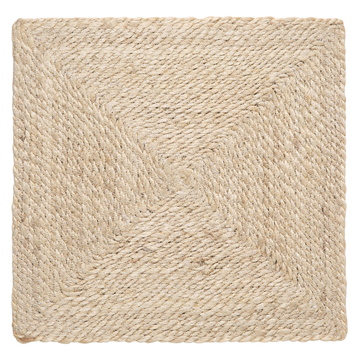 Whitley Natural Jute Placemat Set/4 (Square)
