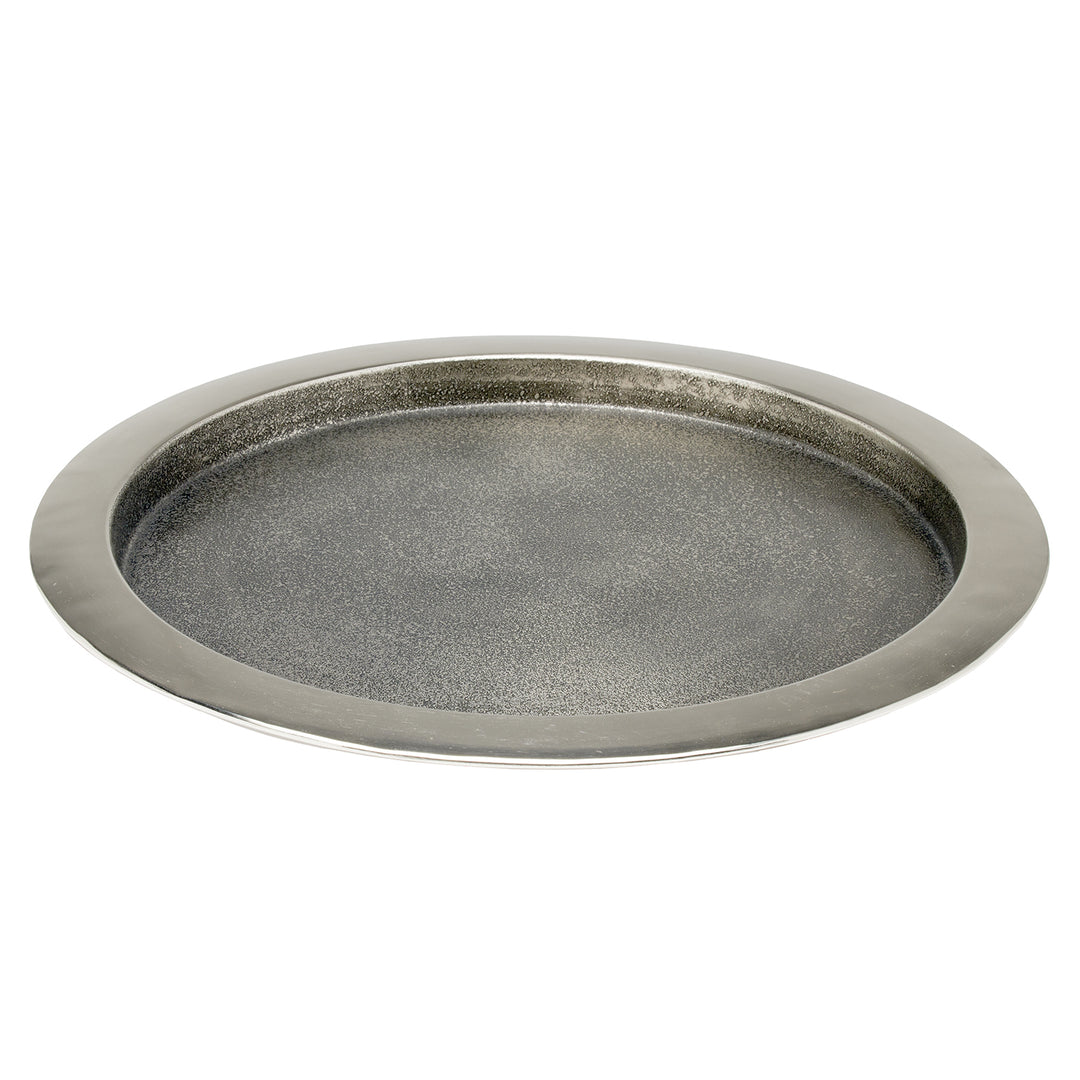 Zaxton Pewter Round Tray 15.5"