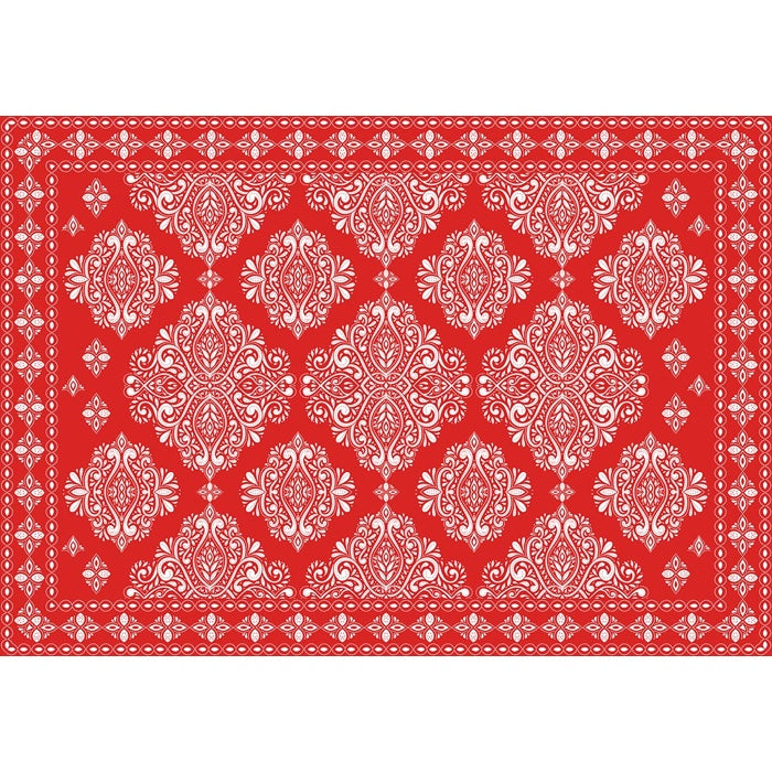 Adama Vinyl Rectangle Placemats Set/4 (Christmas_Time )