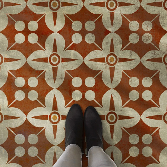 Vintage Vinyl Floor Tiles Streaky Jaspe Style Vinyl Sheet Flooring
