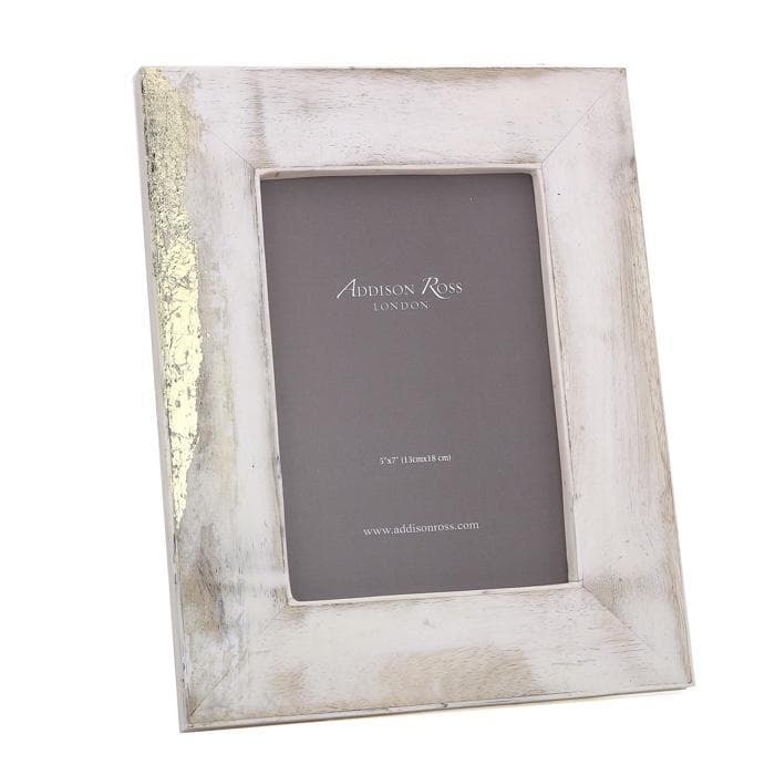 Addison Ross Bone Picture Frame (Cream w/Gold Leaf) -5x7