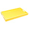 Lacquer Rectangle Tray (Sunshine Yellow with White)