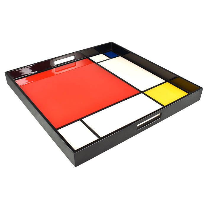 Lacquer Large Square Tray (Modrian Collection)