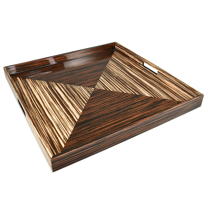 Lacquer Large Square Tray (Metro)