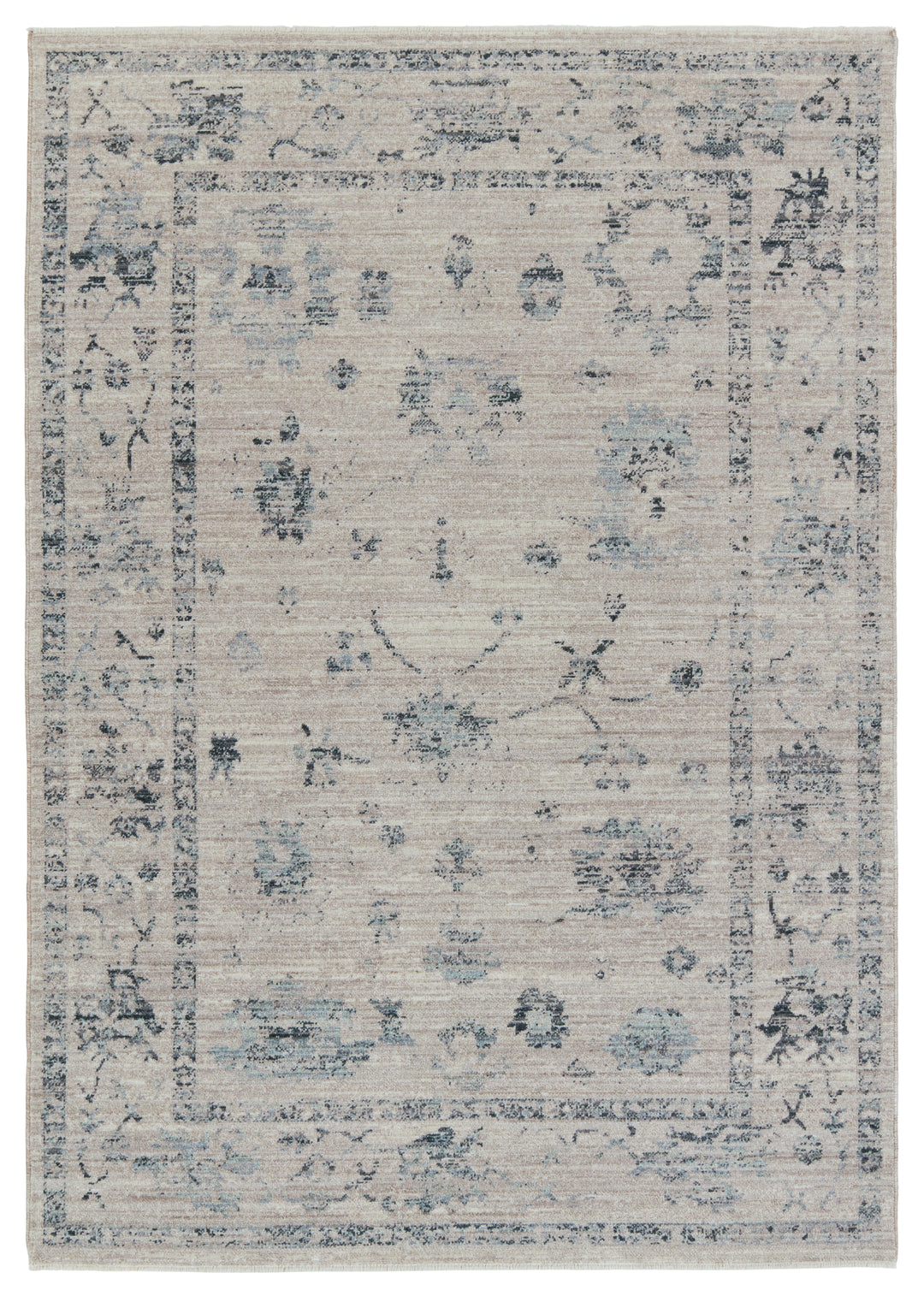 Vibe by Jaipur Living Adelaide Floral Blue/ Gray Area Rug (LEILA - LEI01)