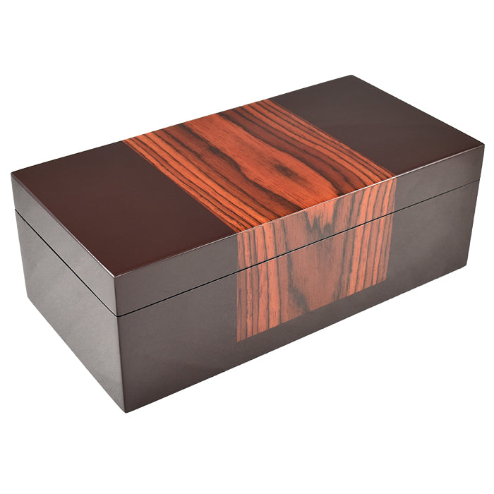 Lacquer Rectangle Hinged Box 14x7 (Rosewood)