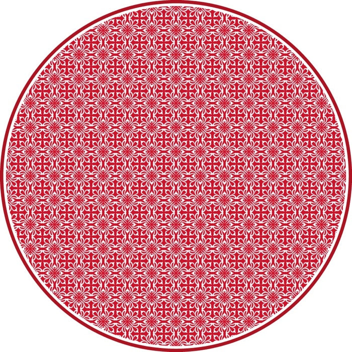 Adama Round Vinyl Placemats Set/4 (Parc_R)