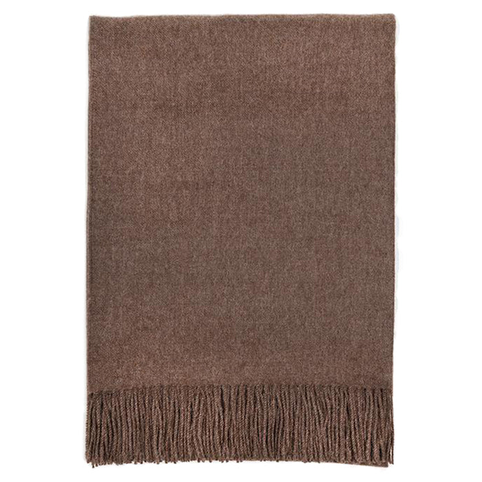 Paris Baby Alpaca Throw (Light Brown)