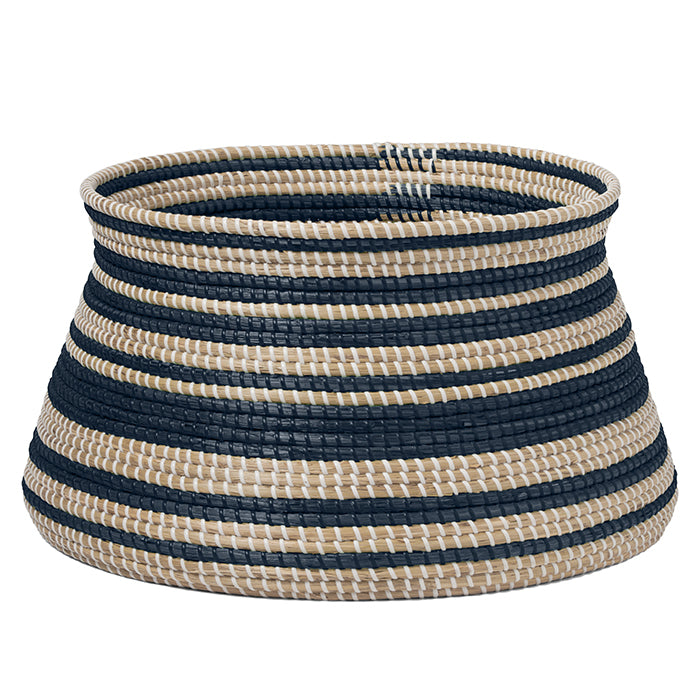 Arley Seagrass Basket (Blue/Natural)