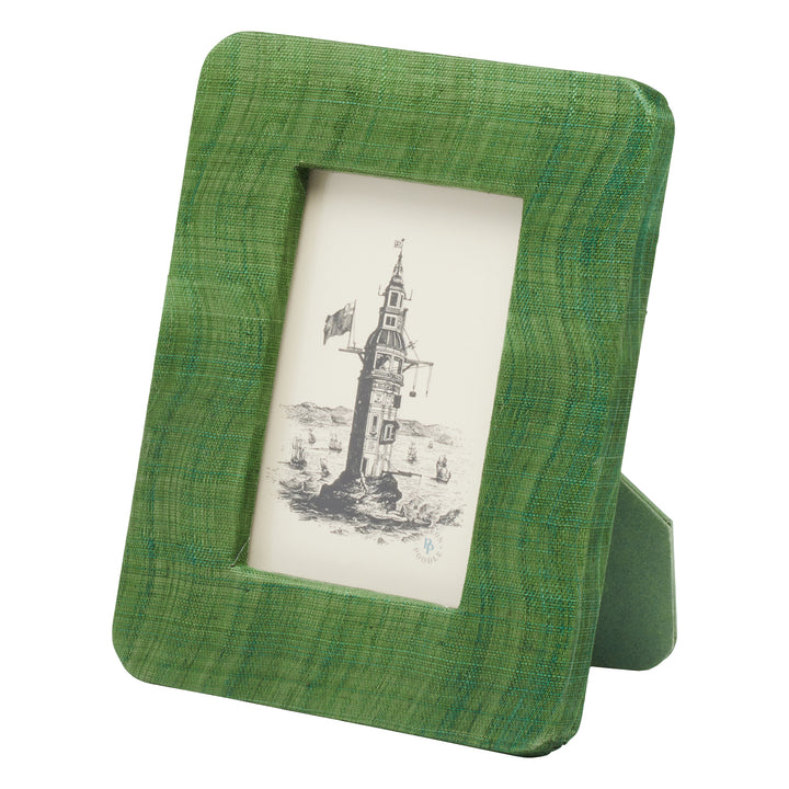Halle Silken Abaca Picture Frames (Dark Green)