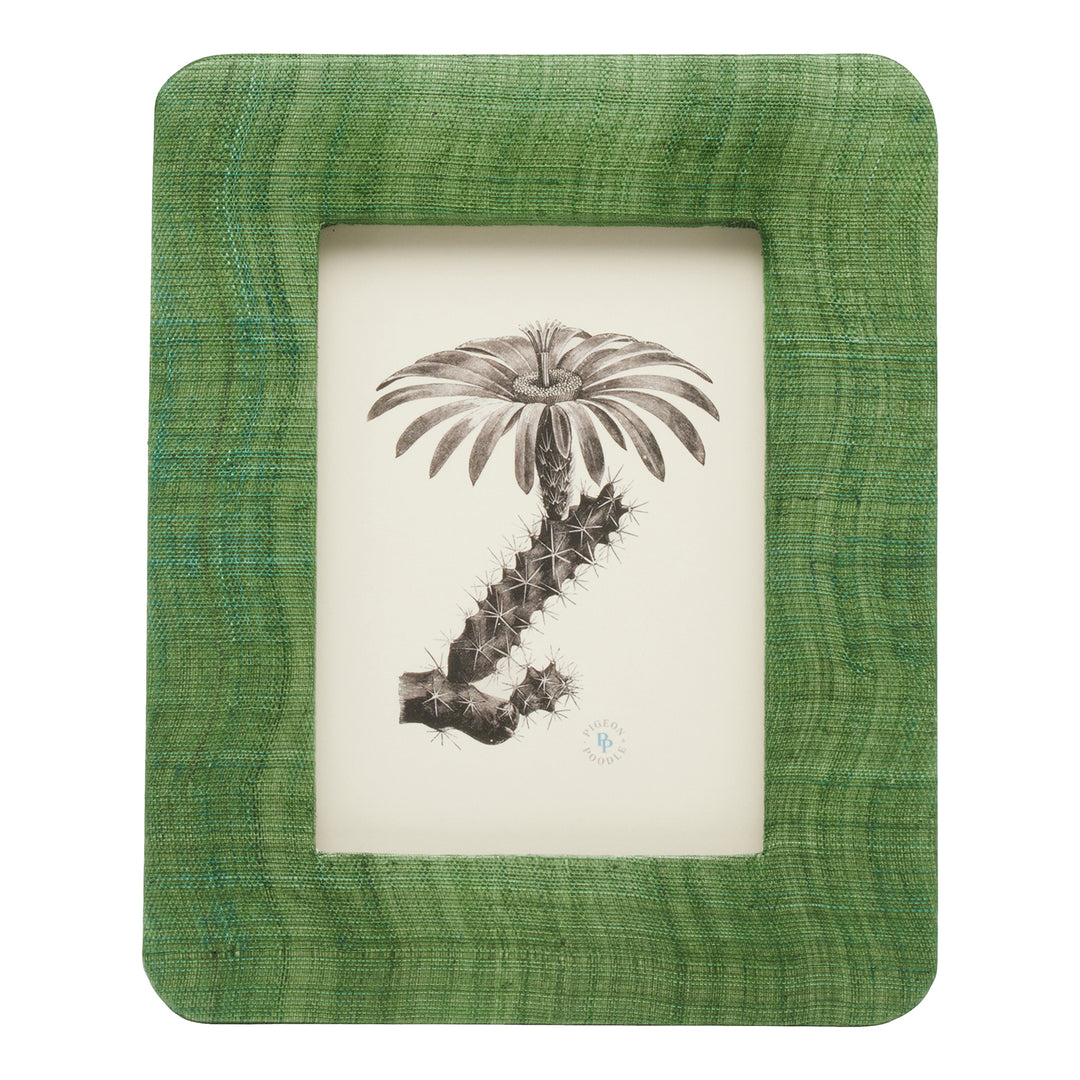Halle Silken Abaca Picture Frames (Dark Green)