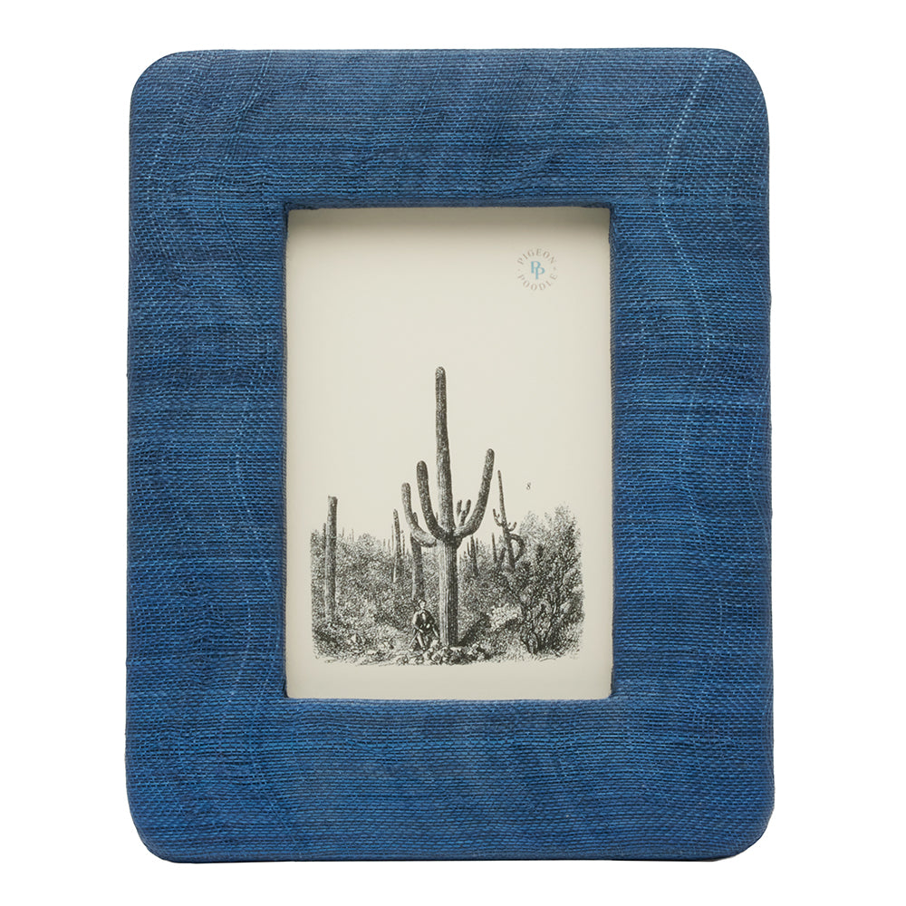 Halle Silken Abaca Picture Frames (Navy)