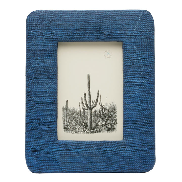 Halle Silken Abaca Picture Frames (Navy)