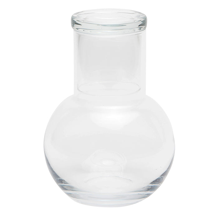 Lausanne Round Hand Blown Glass Carafe (Clear)