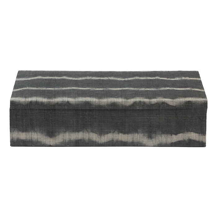 Maili Large Gray Tie Dye Abaca Box