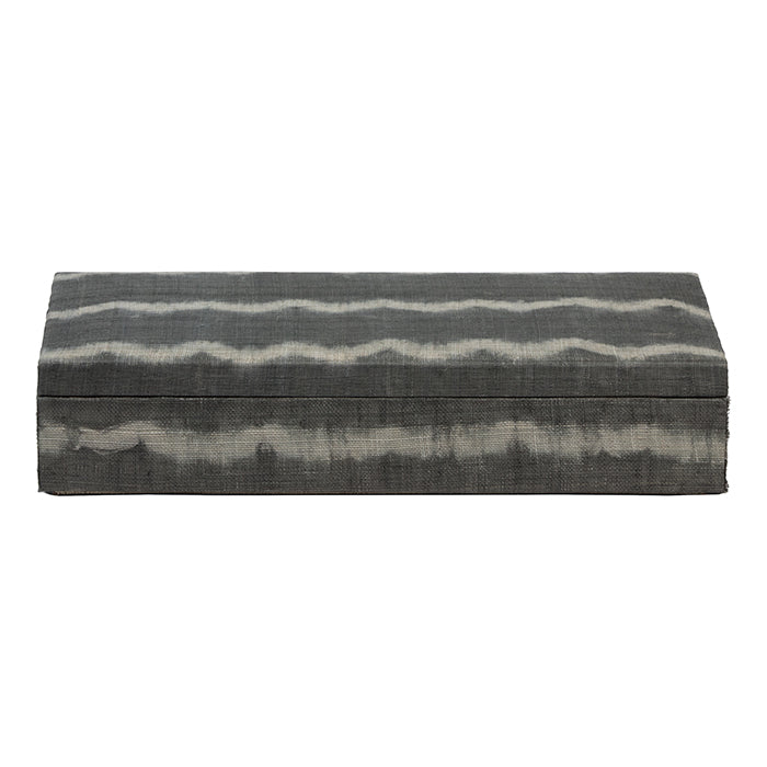 Maili Small Gray Tie Dye Abaca Box