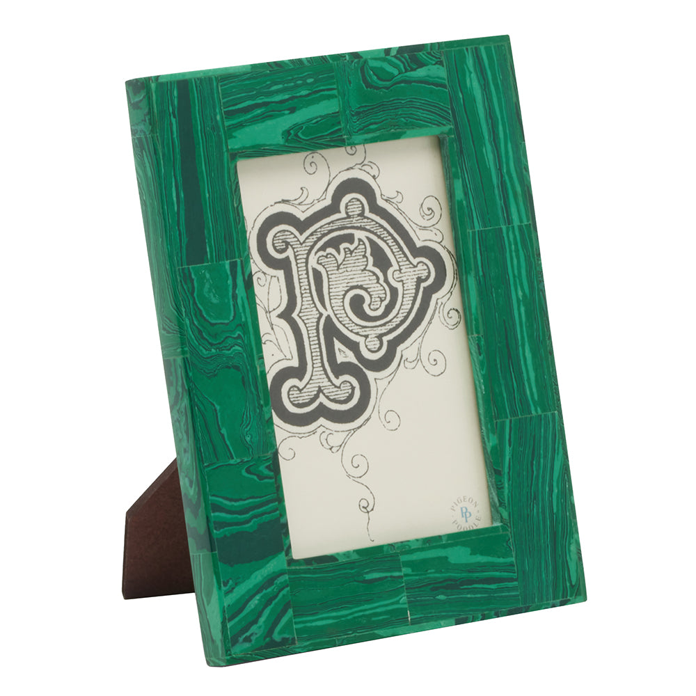 Olten Marbled Synthetic Stone Picture Frames (Malachite)