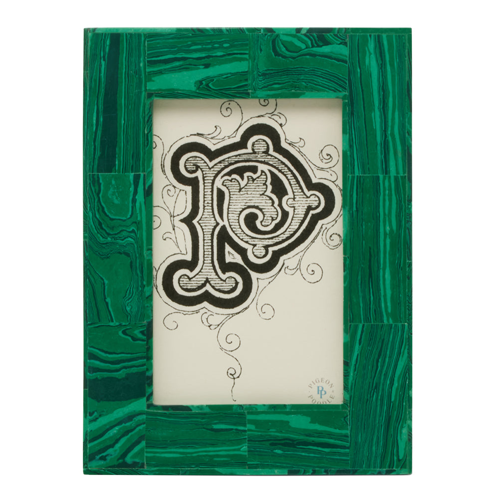 Olten Marbled Synthetic Stone Picture Frames (Malachite)
