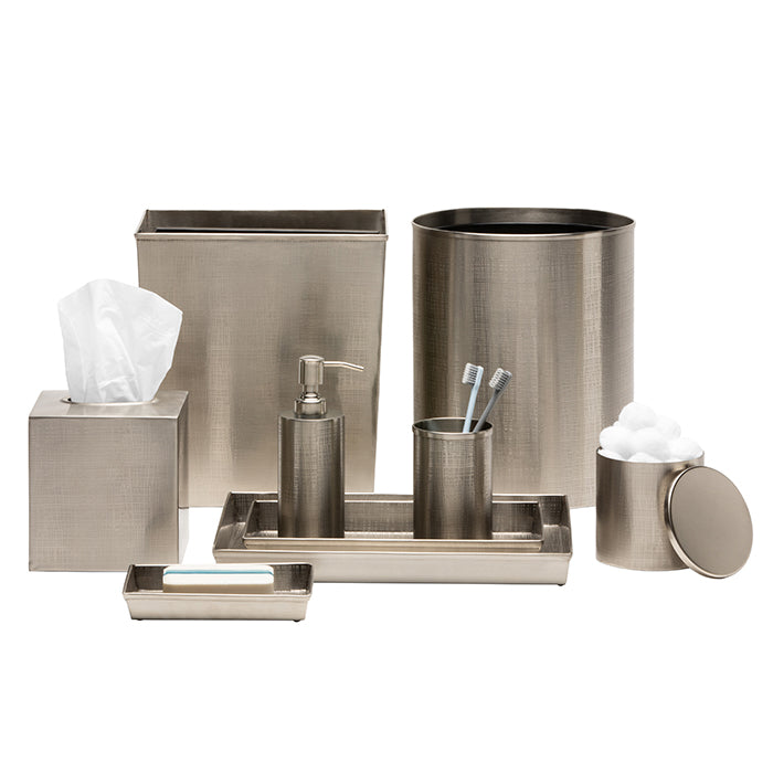 Remy Stainless Steel Tissue Box (Pewter)