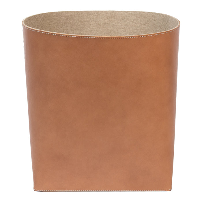 Salo Full-Grain Leather Baskets (Set/2) (Aged Camel)