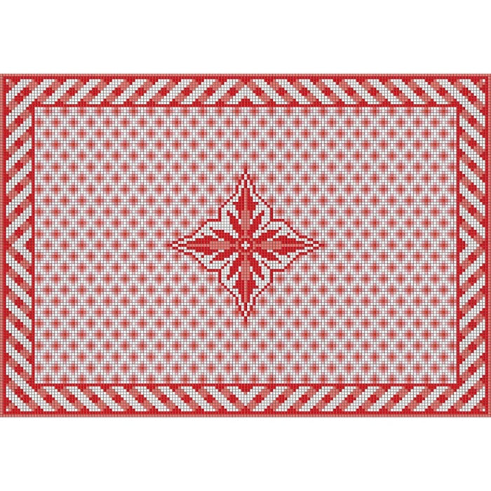 Adama Vinyl Rectangle Placemats Set/4 (Pondi_R)