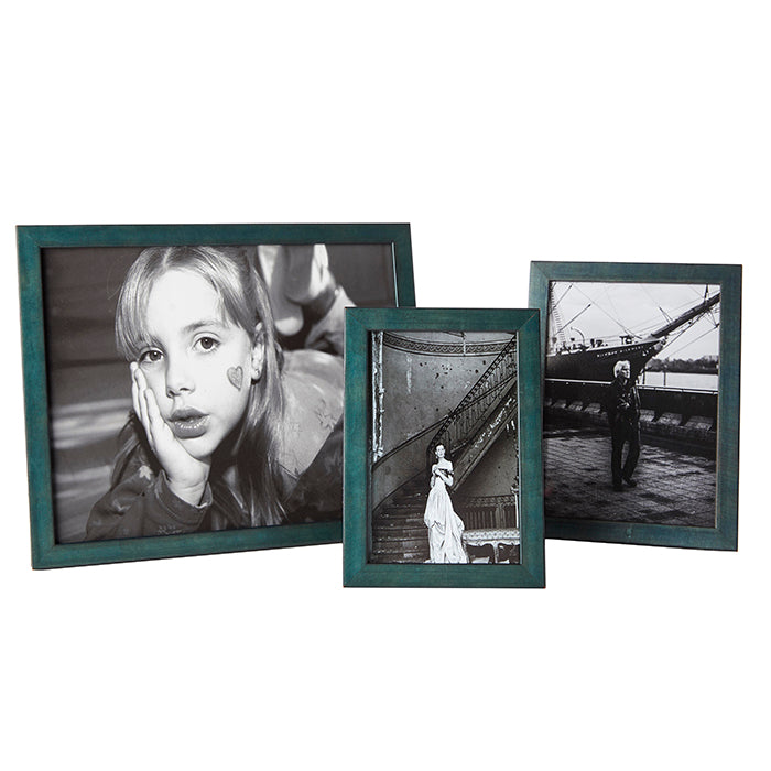 Raku Feldspar Green Wood Picture Frame