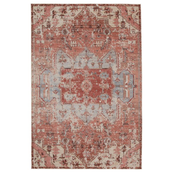 Vibe by Jaipur Living Priyah Indoor/ Outdoor Medallion Pink/ Gray Area Rug (SWOON - SWO09)
