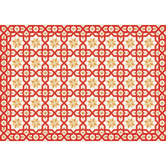 Adama Vinyl Rectangle Placemats Set/4 (Sparkle_R)