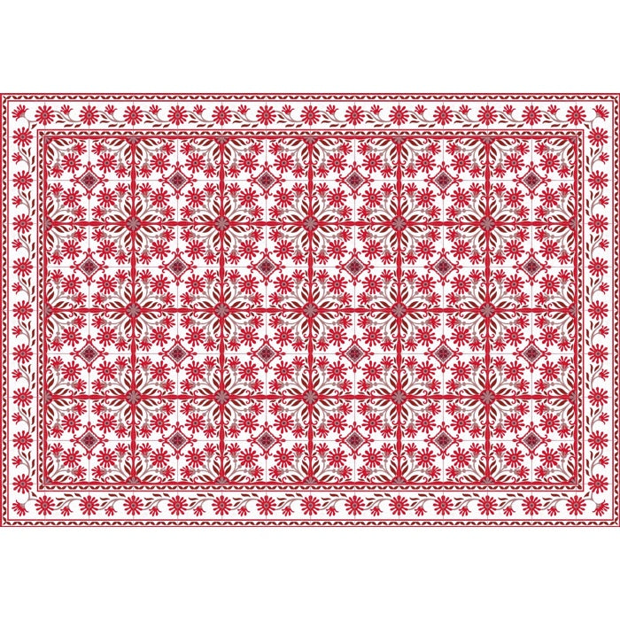 Adama Vinyl Rectangle Placemats Set/4 (Sunrise_R)
