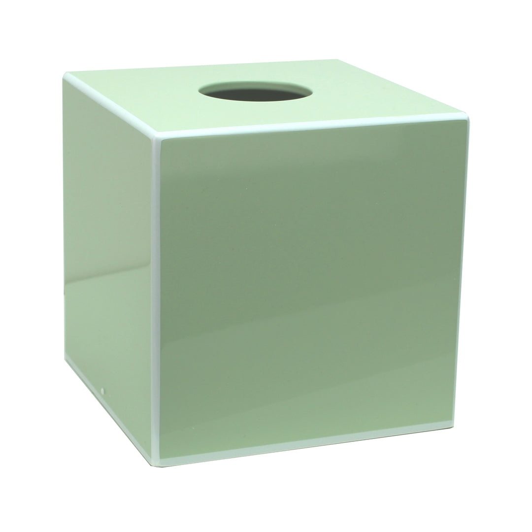 Addison Ross Lacquer Tissue Box Cover (Sage Green)