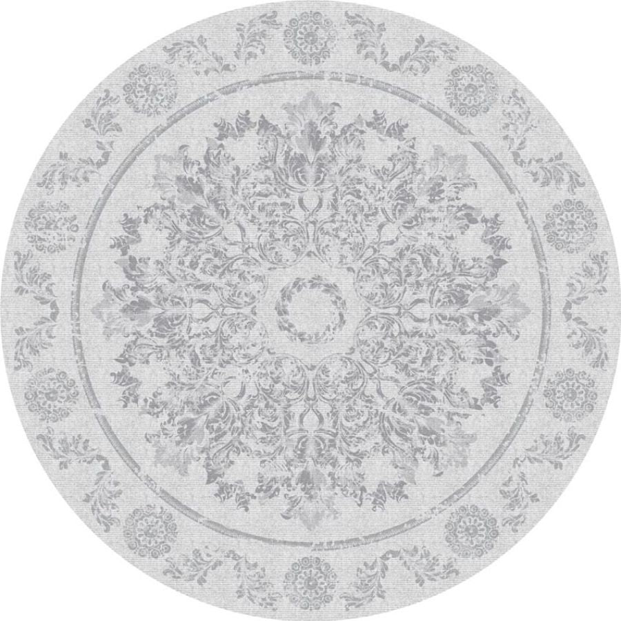 Adama Vinyl Round Rug/Mat (Washington_G)