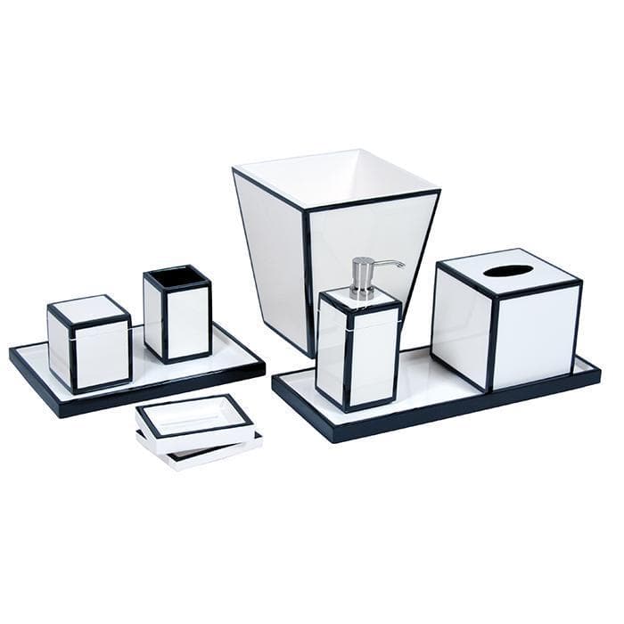 Black White Bathroom Accessories Sets